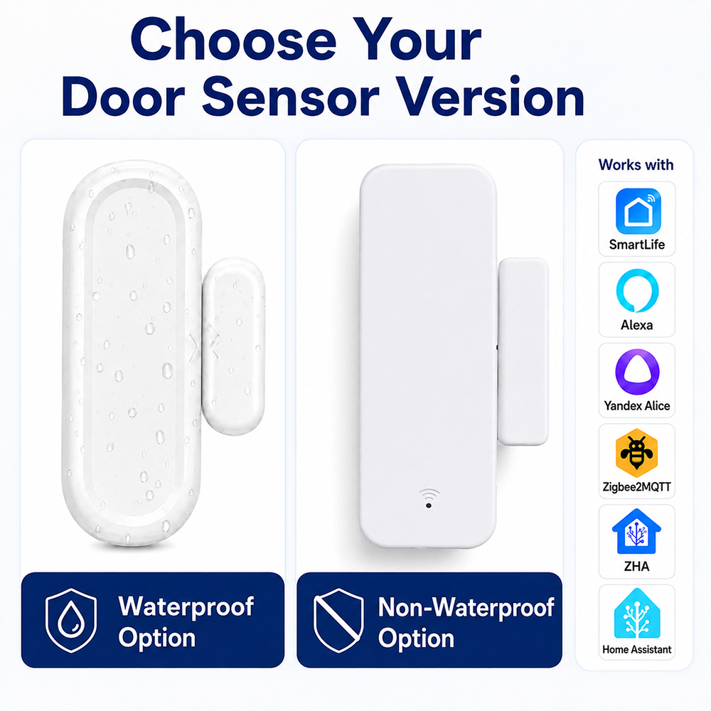 Smart Home For Windows - Sensor Pintu Jendela Zigbee 3.0 Memerlukan