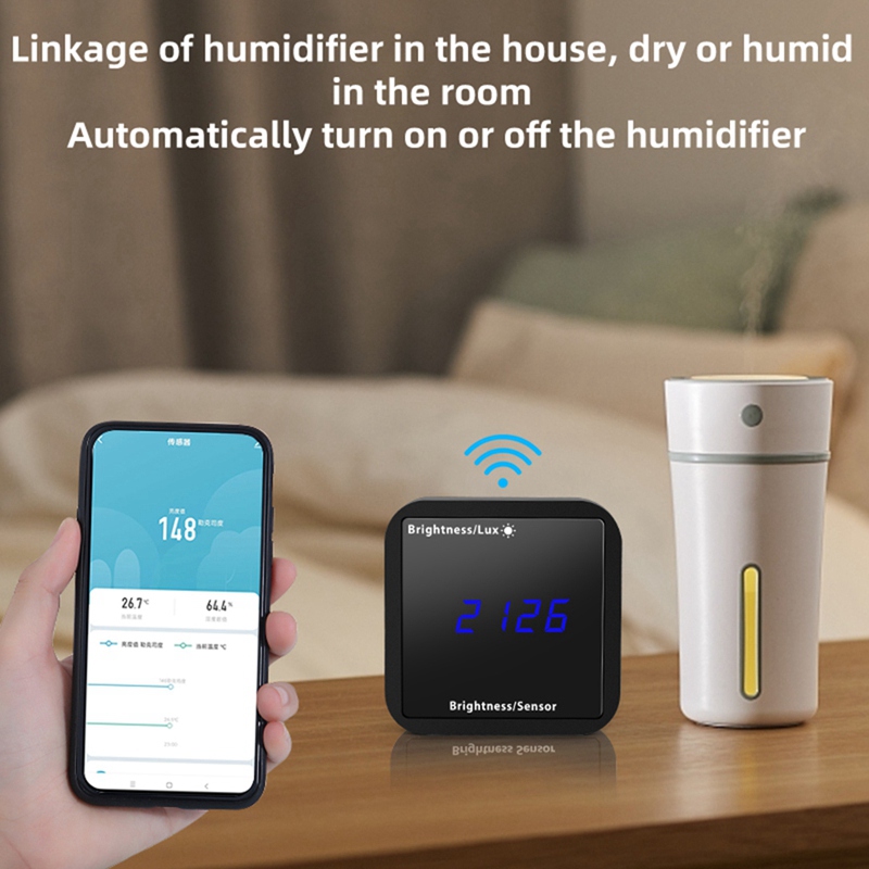 Smart Home Display - Detektor Kecerahan Sensor Cahaya Tuya ZigBee