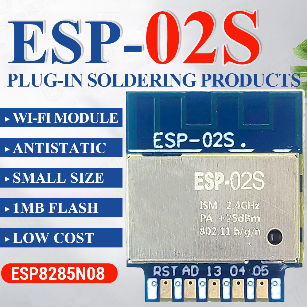Smart Home Esp8266 - Seri ESP-02S nirkabel 2.4G Wifi modul