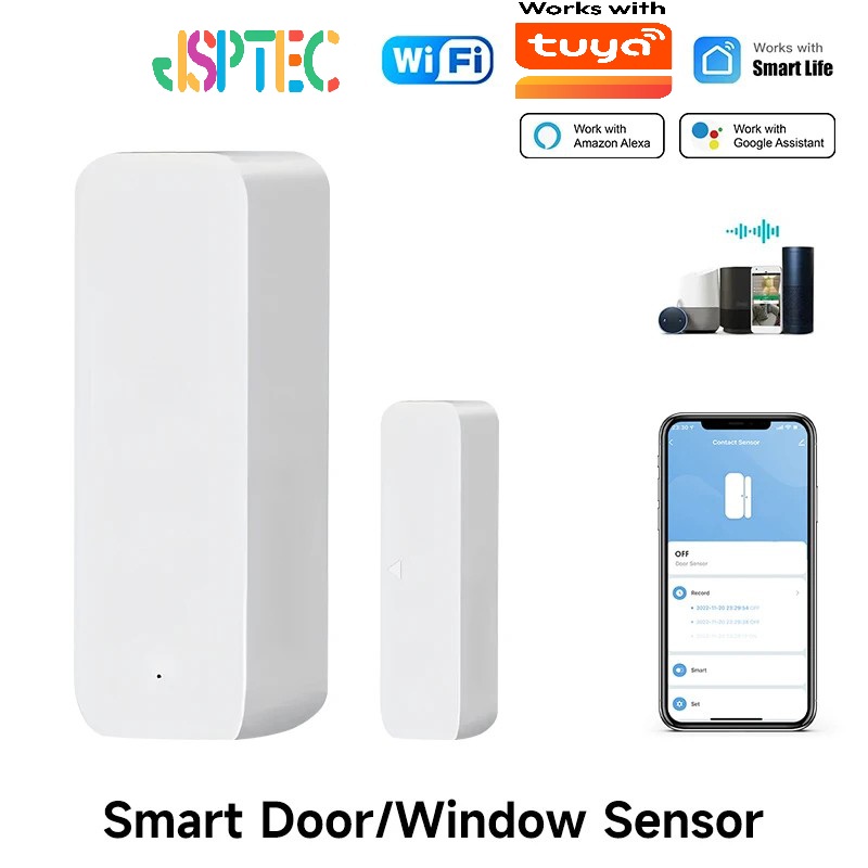 Smart Home Ecosystems - Tuya WiFi Sensor Pintu Pintar Detektor
