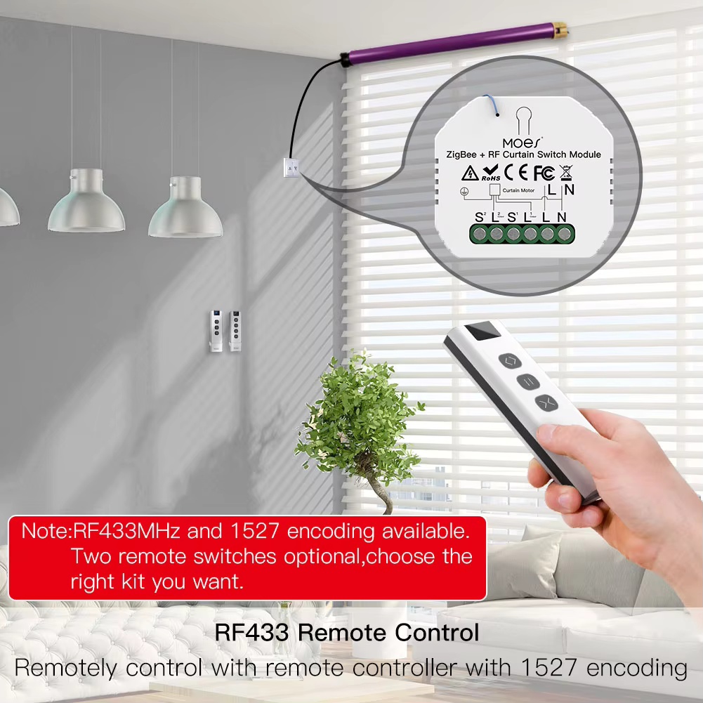 MOES ZigBee Modul Sakelar Tira - Smart Home Moes ulasan dan harga