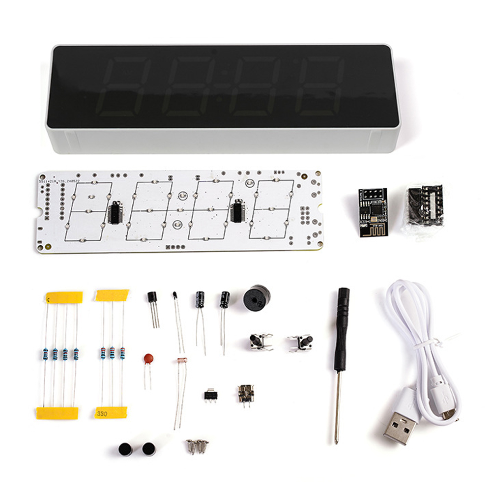 ESP8266 IoT jam WiFi warna-war - Smart Home Esp8266 ulasan dan harga