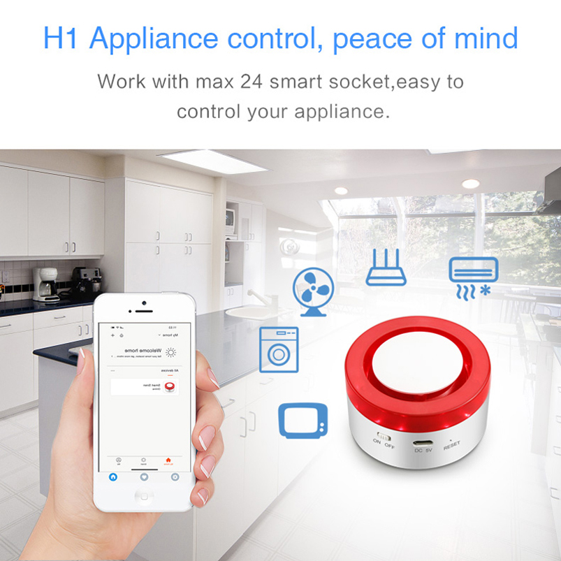 Alarm rumah WiFi Tuya sistem A - Smart Home Ecosystems ulasan dan harga