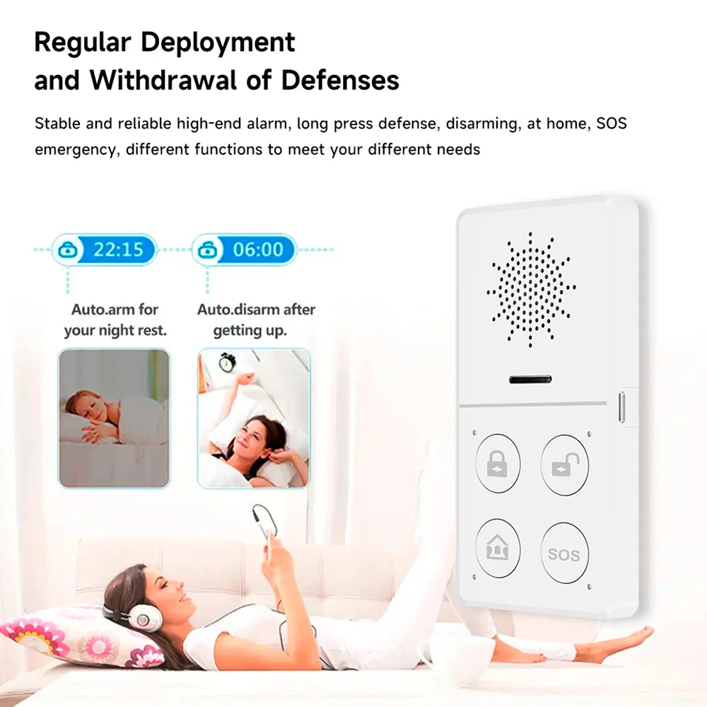 Tuya Alarm keamanan Wifi tanpa - Smart Home Ecosystems ulasan dan harga