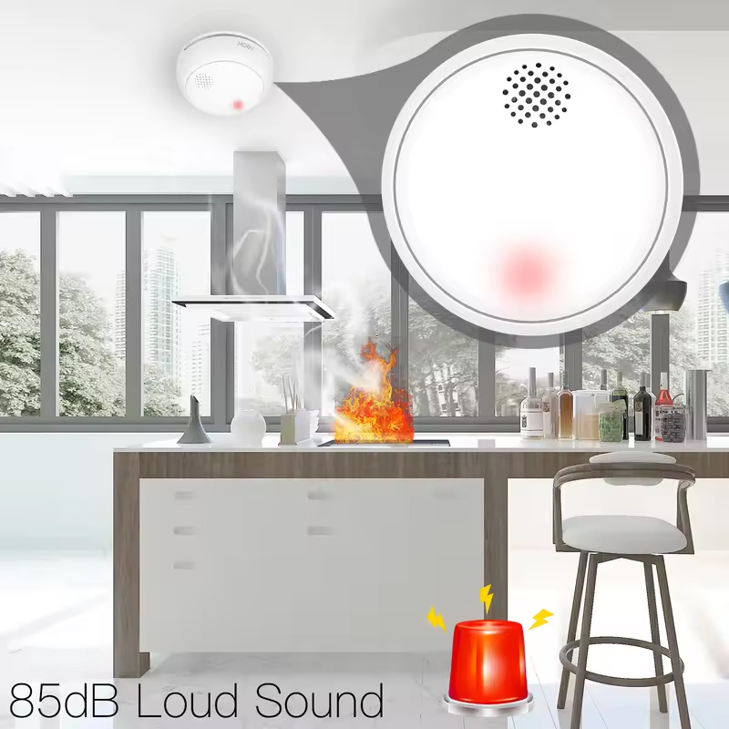 MOES ZigBee Detektor Asap Nirk - Smart Home Moes ulasan dan harga