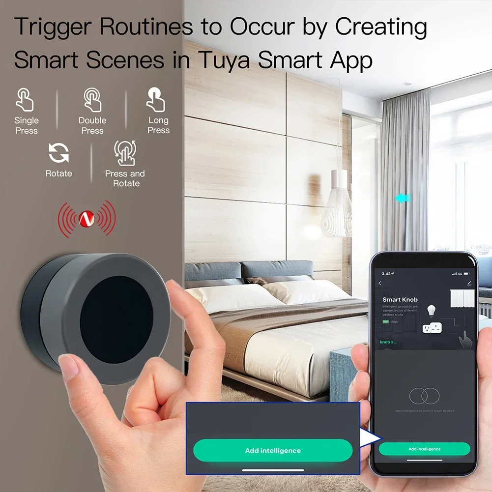 MOES Tuya ZigBee Smart Knob Sw - Smart Home Moes ulasan dan harga