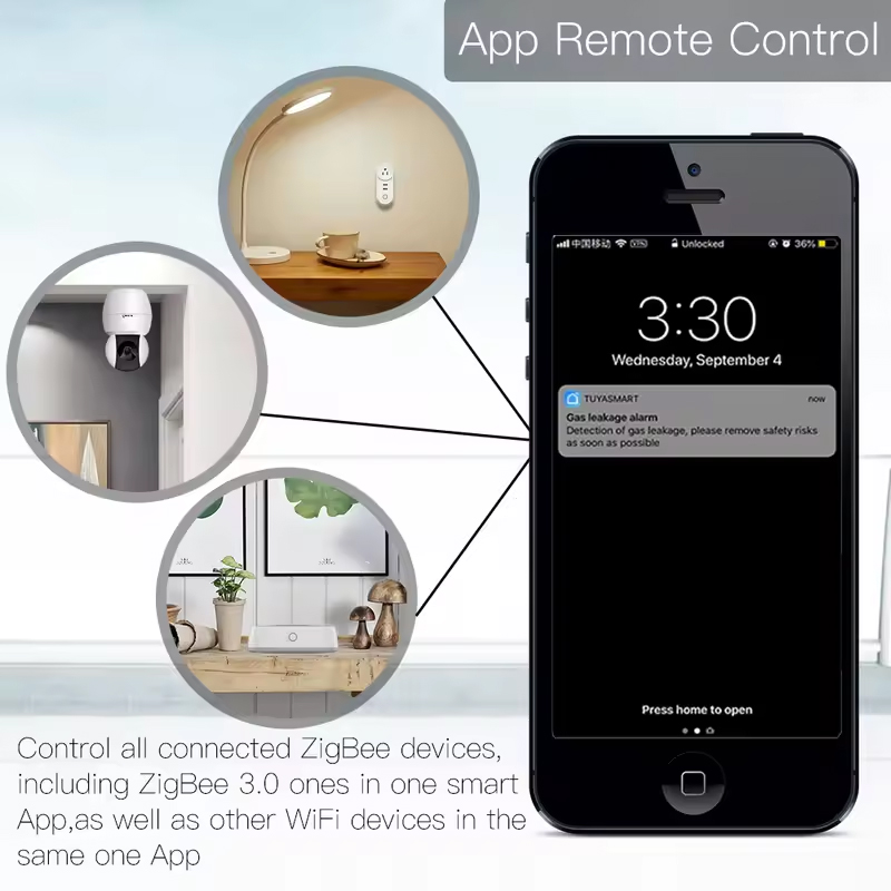 Moes Tuya ZigBee 3.0 Smart Gat - Smart Home Moes ulasan dan harga