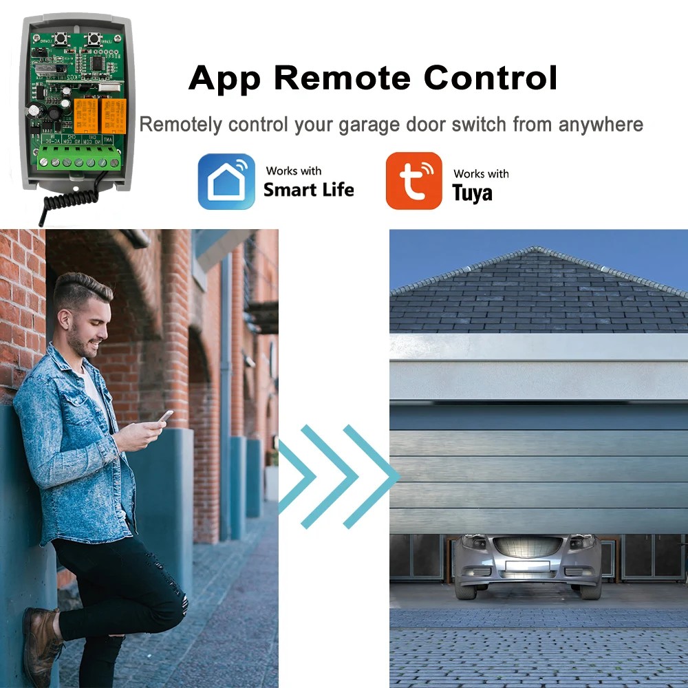 SCS SENTINEL kontroler Tuya Wi - Smart Garage Door Opener ulasan dan harga