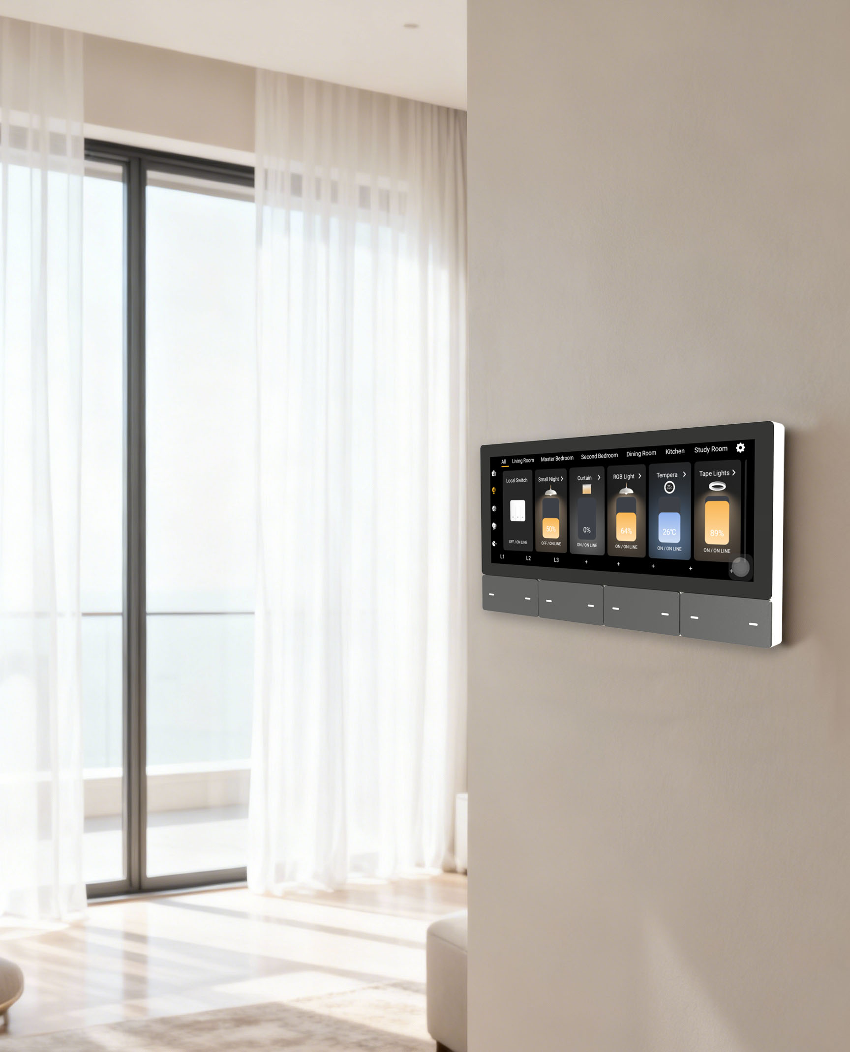 F5 Tuya UK Pemutar Musik Layar - Smart Home Display ulasan dan harga