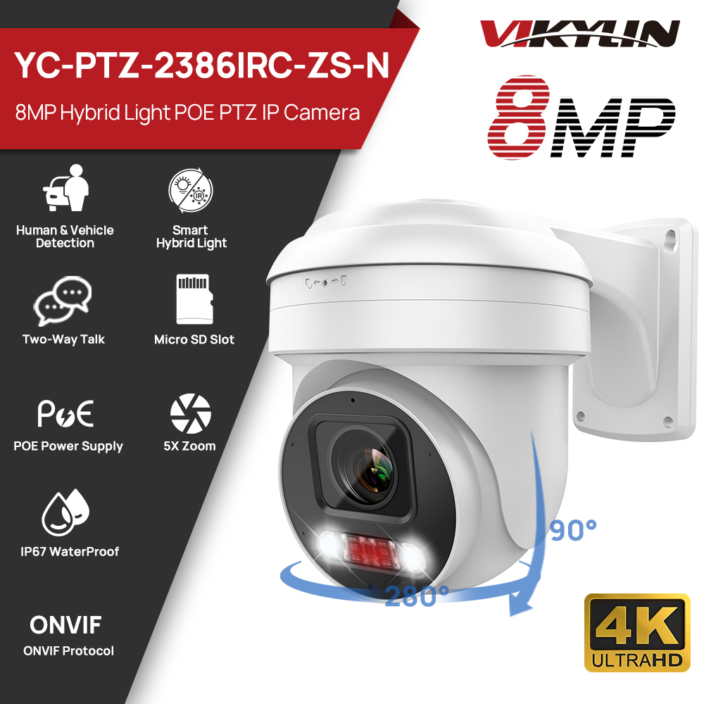 Vikylin PTZ 5X Zoom Optik 8MP  - Smart Home Microsoft ulasan dan harga