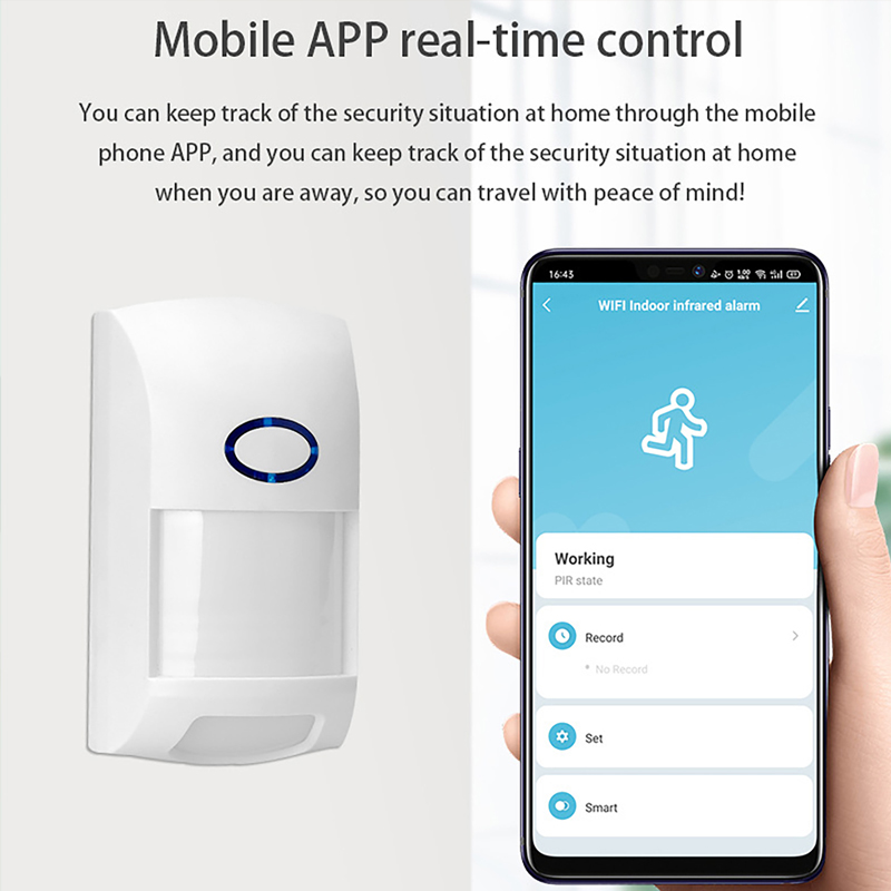 Sensor Gerak PIR Tuya Pintar W - Smart Home Ecosystems ulasan dan harga