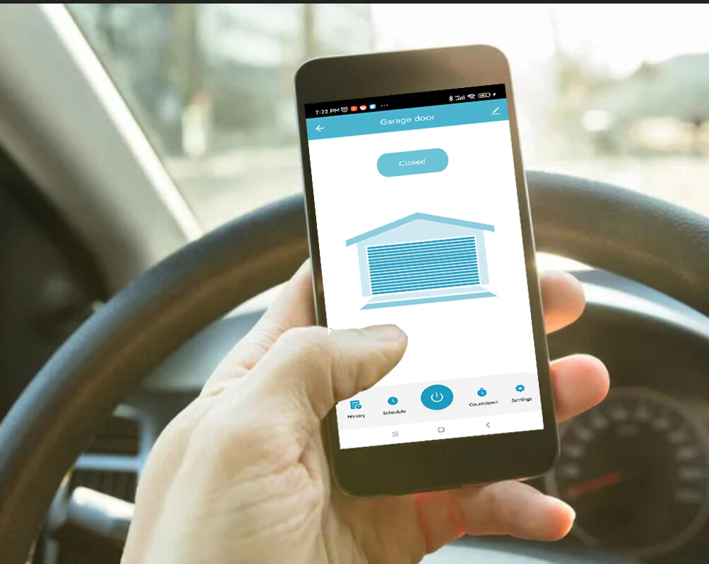 Pengontrol pembuka pintu garas - Smart Garage Door Opener ulasan dan harga