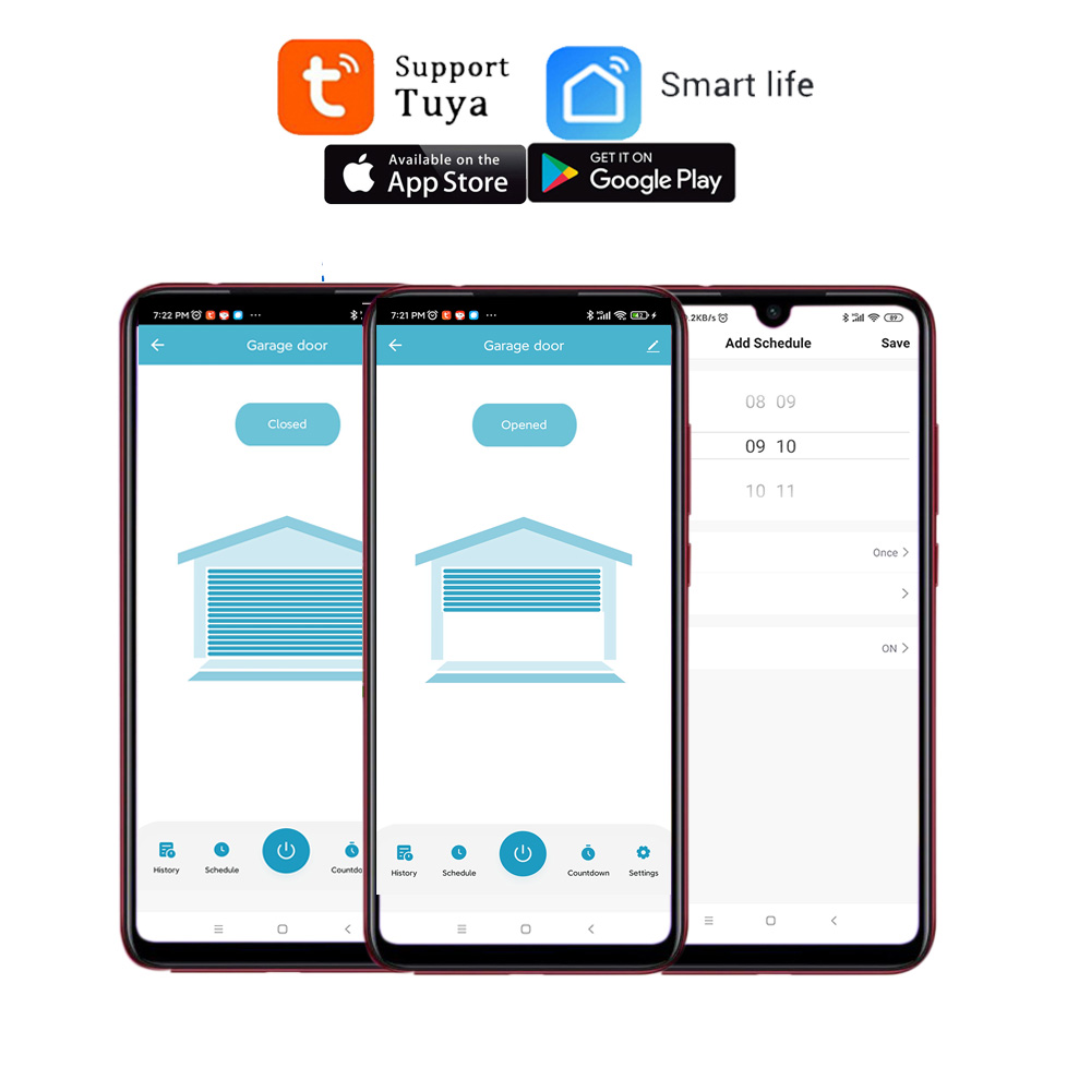 Pengontrol pembuka pintu garas - Smart Garage Door Opener ulasan dan harga