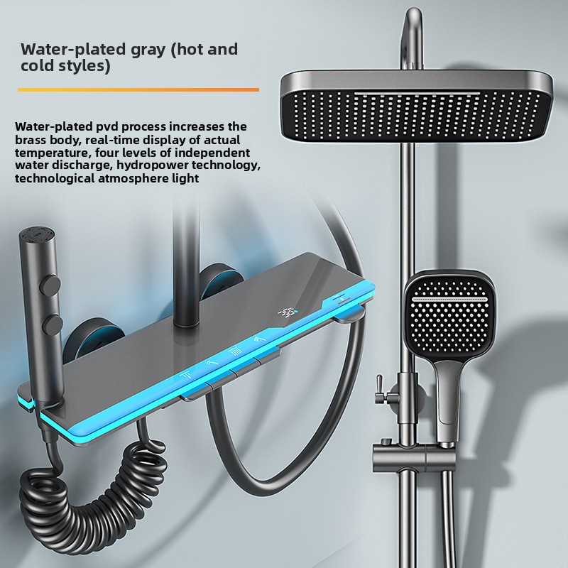 Set Shower Termostatik dengan  - Smart Home Display ulasan dan harga
