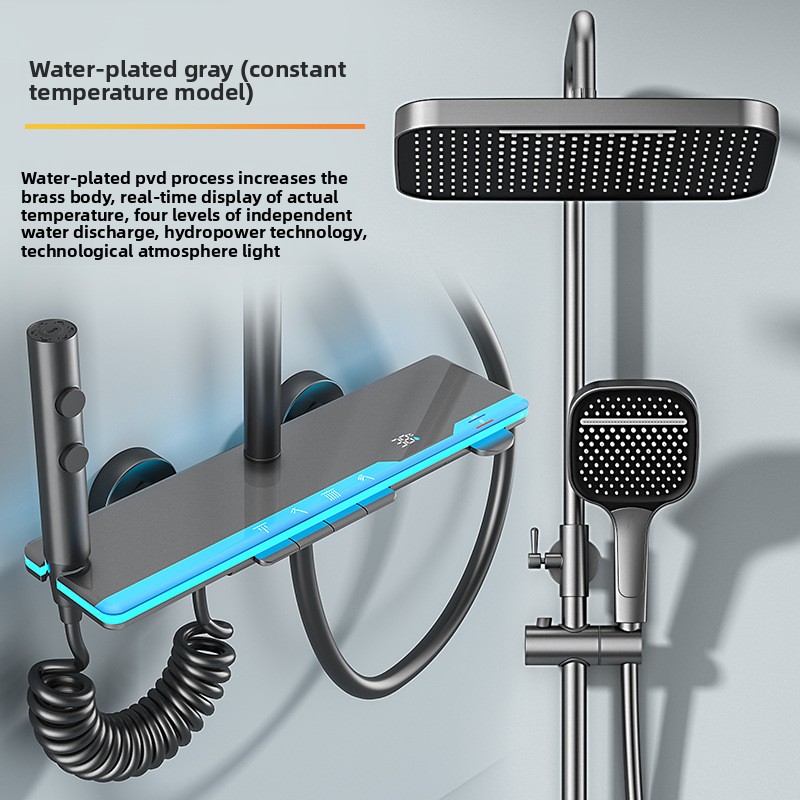 Set Shower Termostatik dengan  - Smart Home Display ulasan dan harga