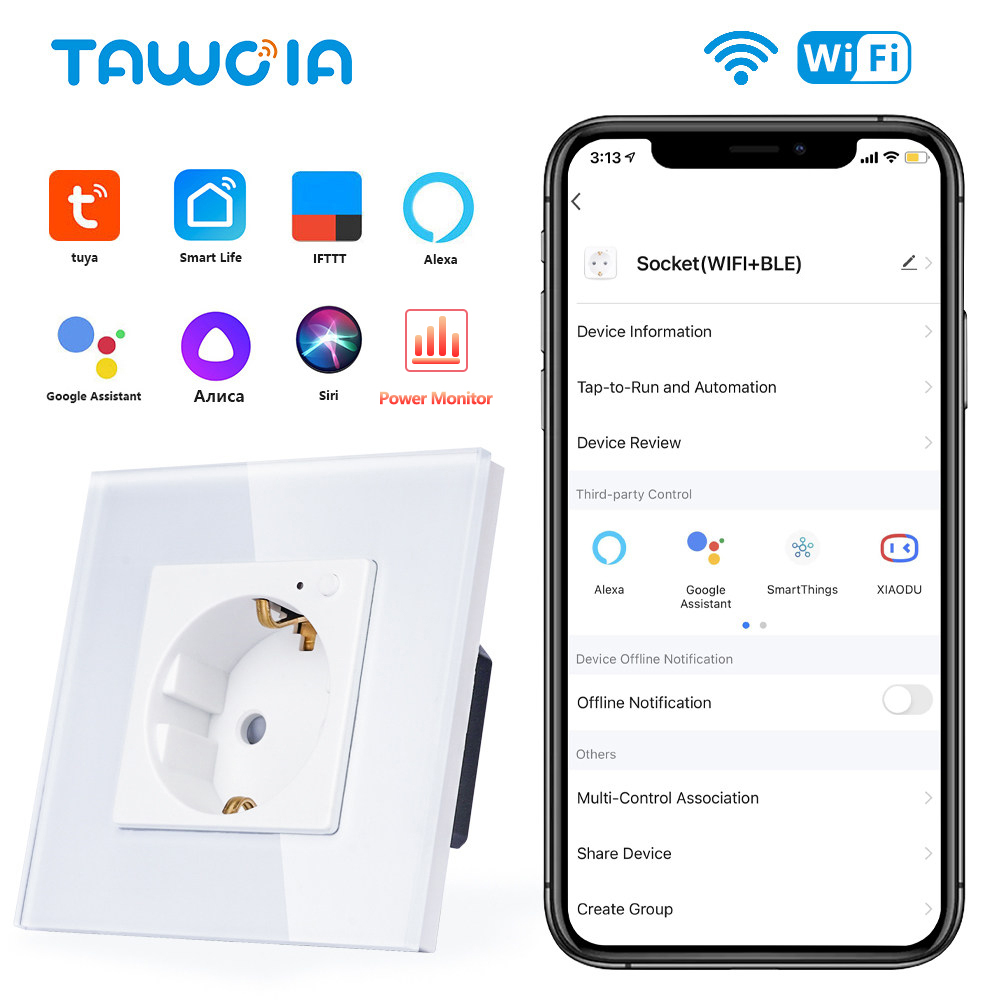 Tavoia soket dinding Wifi, sok - Smart Home For Windows ulasan dan harga