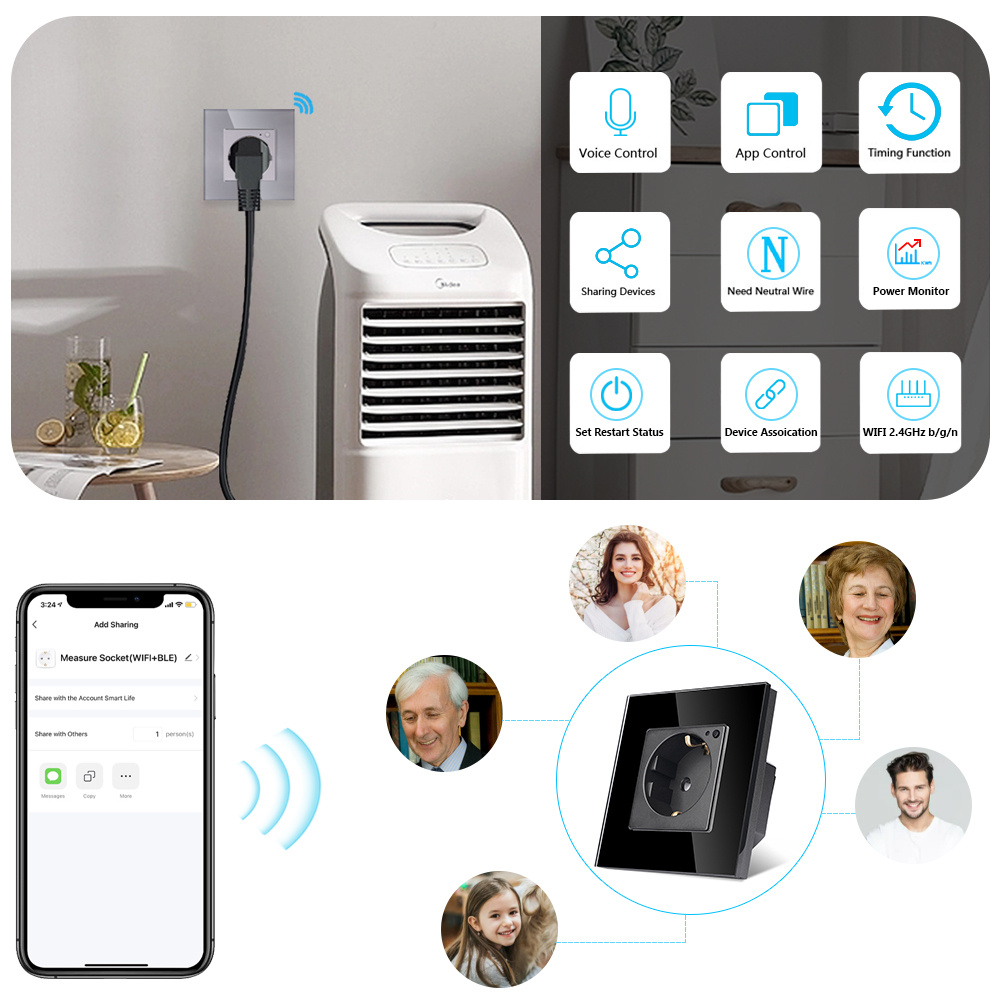 Tavoia soket dinding Wifi, sok - Smart Home For Windows ulasan dan harga