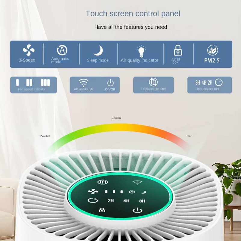 Pembersih Udara Rumah Pintar d - Smart Home App ulasan dan harga