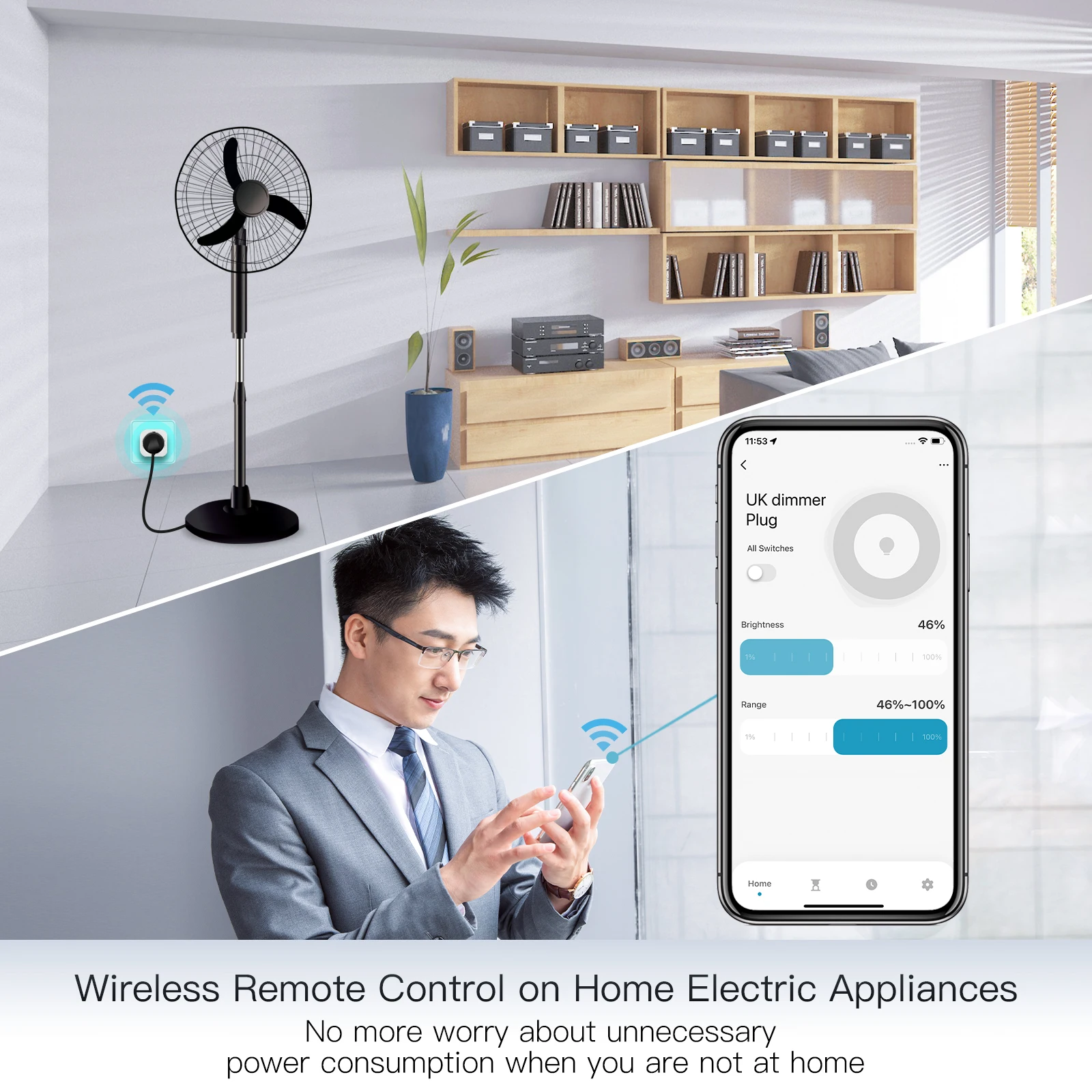 MOES Tuya WiFi Smart Plug Soke - Smart Home Moes ulasan dan harga