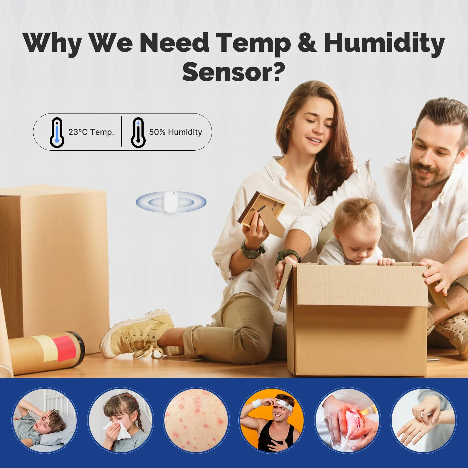 MOES Tuya Zigbee Sensor Kelemb - Smart Home Moes ulasan dan harga