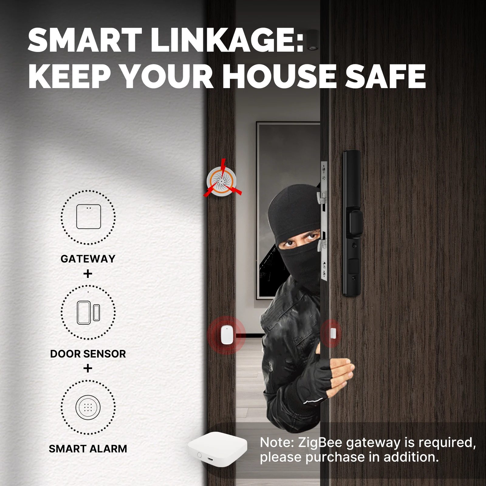 MOES Tuya ZigBee Detektor Sens - Smart Home Ecosystems ulasan dan harga